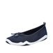 Rieker 45250 ballerina dames, Blauw, 36 EU