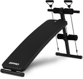 ZIPRO® Slant - Schuine Trainingsbank met expanders - Halterbank - Inklapbaar - Buikspierbank Fitness - Workout Bank - Zwart