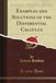 Examples and Solutions of the Differential Calculus, Vol. 1 of 2 (Classic Reprint)