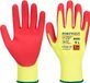 Portwest Vis-Tex HR snijbestendige handschoen met Nitril - Geel/rood - L