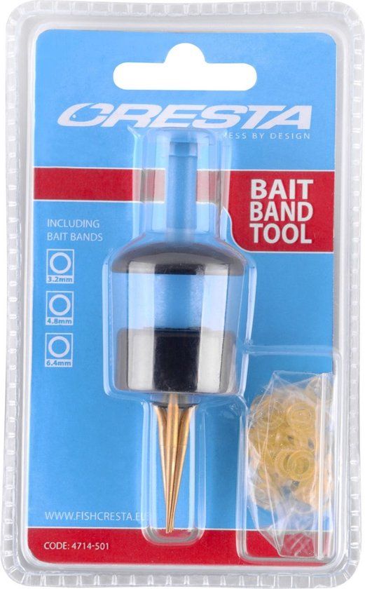 Cresta Bait Band Tool (Incl. Bands) - Blue - 6cm