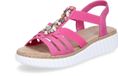 Rieker Sandalen Plat Sandalen Plat - Fuchsia - Maat 40