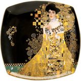 Goebel - Gustav Klimt | Decoratief bord Adele Bloch-Bauer | Porselein - 21cm - met echt goud
