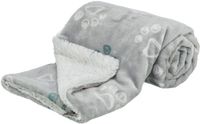 Trixie Jimmy Soft Hondendeken Lichtgrijs 100x70 cm
