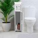 Ibenzoa® Porte-papier toilette avec rangement supplémentaire