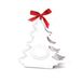 URSUS 17800003 calendrier de l'avent sapin de Noël suspension or blanc carton 115x55x135mm inclus autocollants
