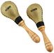 Nino Percussion Nino10 Maracas van natuurlijk bont