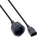 InLine B-16659A stroomkabel zwart 1 m C14-koppeling