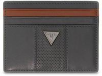 GUESS Torino Card Holder Anthracite Grey Leren Kaarthouder