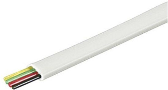 Goobay 93305 telefoonkabel 100 m Wit