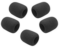 cyclingcolors 5x popfilter microfoon audio spons windscherm schuim zwart filter type A