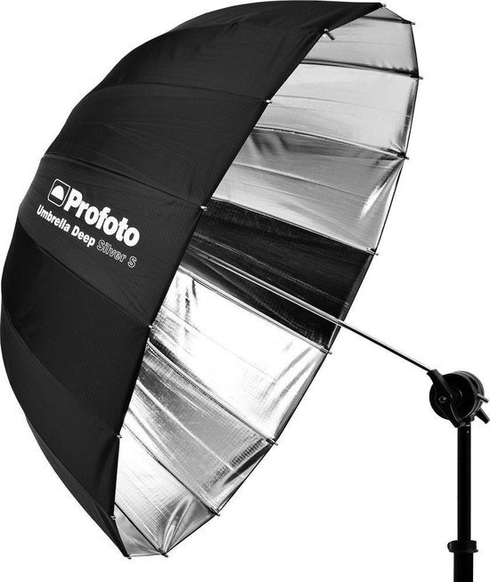 Profoto Paraplu Diep Zilver S 85cm