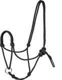 Waldhausen Geknoopt Halster Met Beweegbare Ring - Zwart - Nylon - Paard