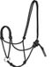 Waldhausen Geknoopt Halster Met Beweegbare Ring - Zwart - Nylon - Paard