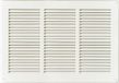 Grille de ventilation rectangulaire - Grille blanche en fer-blanc - Ventilation d'espaces - Fer-blanc laqué blanc - 340 x 240 mm - Blanc