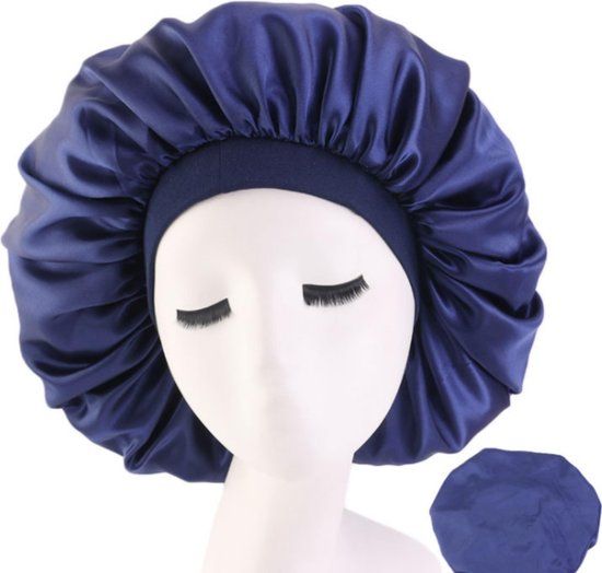 sleapie Satijnen Slaapmuts - Blauw - Dames