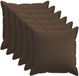 vidaXL HOUTEN Kussensloop Taupe 70 x 70 cm Faux Linnen 6 stuks
