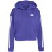 Adidas Dames trainingsjack met capuchon en volledige ritssluiting Essentials French Terry