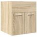 VidaXL Wastafelkast 41x38,5x46 cm bewerkt hout sonoma eikenkleurig