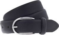 Vanzetti Leren Riem Classics 30mm Cambered Leather Belt W85 Black Zwart