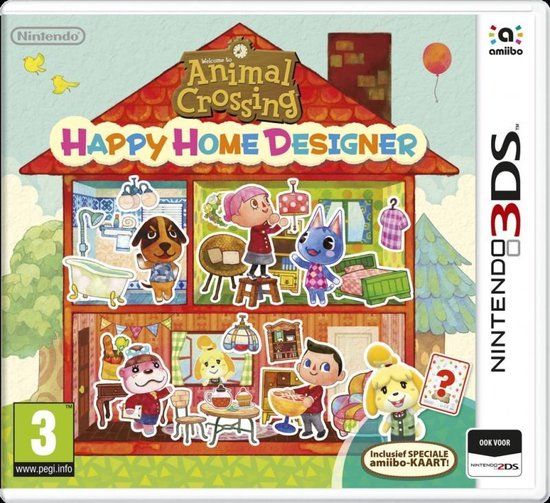 Animal Crossing Happy Home Designer Special Amiibo Card - Nintendo 3DS