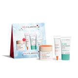 Clarins My Starter Kit - Vrouwen, Universele huid, Hydrateren, Reinigend, 15 ml Gezichtsmasker, 50 ml Dagcrème, 15 ml Oogserum, 5 ml Gezichtsreiniger Gel, 4 stuks