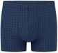SCHIESSER Cotton Casuals boxer (1-pack) - heren shorts donkerblauw geruit