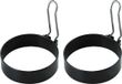 Moule à gâteau Set - Rond - Ø7,5 cm - 2 Pièces - Noir