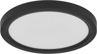Osram Orbis Quickfix 195mm LED Deckenleuchte, 16W, 3000K Warmweiß, 1200lm, Click-DIM, Schwarz, Kunststoff/Metall