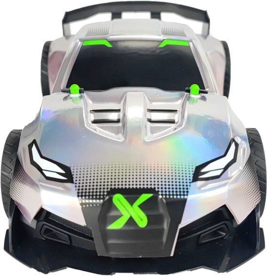 Exost Auto met afstandsbediening - Metaal Chroom 1:14