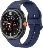 Strap-it Siliconen bandje met gespsluiting geschikt voor Samsung Galaxy Watch 9 (40/44mm) / Watch 8 (40/44mm) / 8 Classic (46mm) - donkerblauw