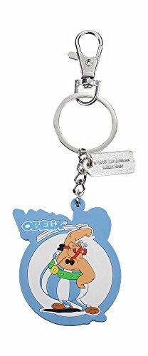 SD Toys Asterix Obelix Pafff omkeerbare sleutelhanger van rubber (SDTASX27805)