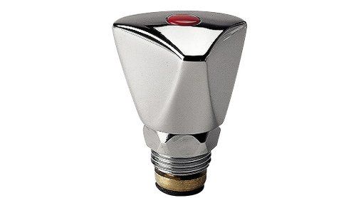 SOMATHERM 2378-12 universele kop mannelijk 12/17, messing, grijs