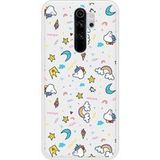 Unicorn Rainbow Beschermende siliconen case compatibel met Redmi Note 8 Pro