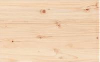 vidaXL Tafelblad - rechthoekig - 80x50x1,7 cm - massief grenenhout