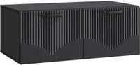 vidaXL Wandmontage TV-kast Zwart 78,5 x 41 x 30 cm Bewerkt hout