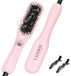 Merkloos Stijlborstel - Mini 2-in-1 - 21,5 cm - Keramische coating - Kort tot middellang haar