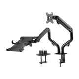 AISENS DTL32TSR-195 bureau monitor arm 17-32 inch 8kg zwart