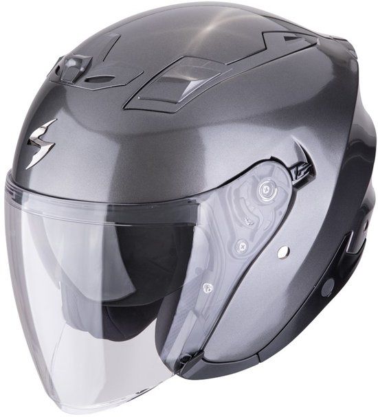 Scorpion EXO-Z1 Metallic Grijs Jethelm - Helm