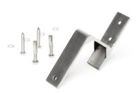 Merkloos Beugel voor dubbele deuren rvs aluminium Metallic 5 cm 5 cm