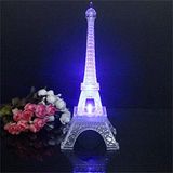 Aliciashouse Mini Eiffeltoren Nachtlicht LED Tafellamp - 25 cm - Kleurverandering - Slaapkamer Decor
