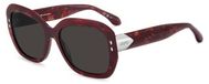 Isabel Marant Lunettes de soleil IM 0248/S Marble Red Acétate Rectangulaire Femme 55mm