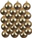 Decoris Kaemingk B.V. 24x Gouden glazen kerstballen 6 cm - Mat