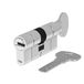 Yale Europrofielcilinder 2100 Serie 40/30K mm Chroom gepolijst Cilinder met draaiknop