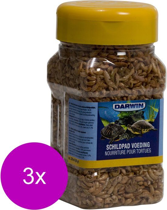 Darwin Schildpad Voeding - Voer - 3 x 330 ml