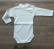 Babidu Romper / Body | creme | lange mouw | met colletje | 1177 | 9 maand | maat 74