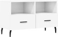 vidaXL TV-meubel 80x36x50 cm bewerkt hout wit