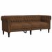 vidaXL Fauteuil Bruin Polyester