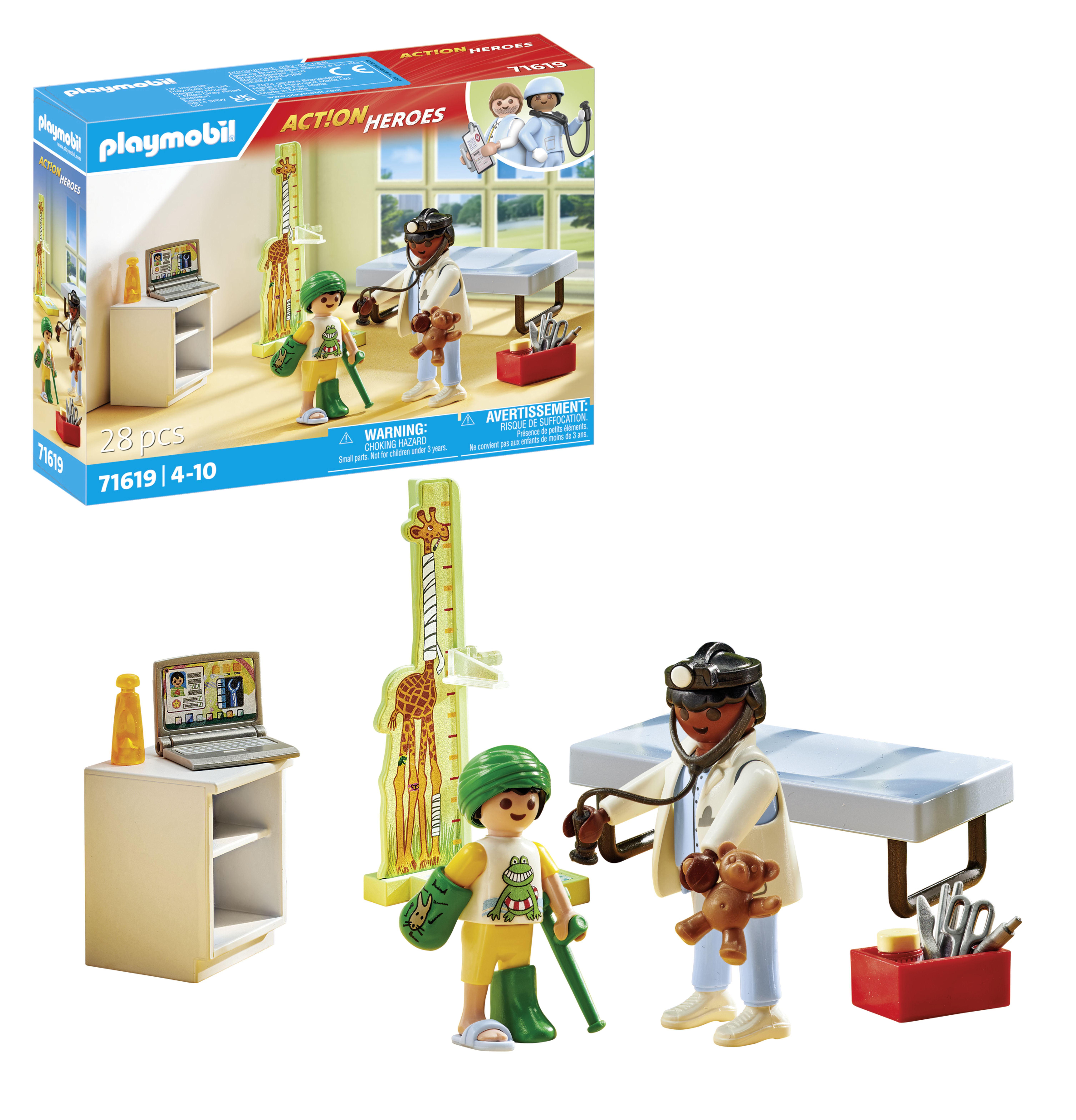 Playmobil Action 71619 Kinderarts met teddybeer
