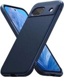Ringke Onyx | Hoesje Geschikt voor Google Pixel 8a | Back Cover Flexibel TPU | Militaire Standaard | Blauw